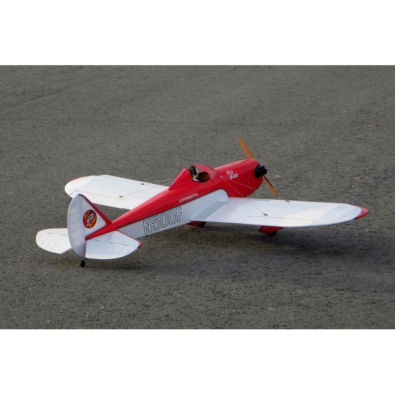 Aeromodello RC - Fly Baby 50 EP / GP ( Rosso ) 1,6 metri di apertura alare - FLASH RC