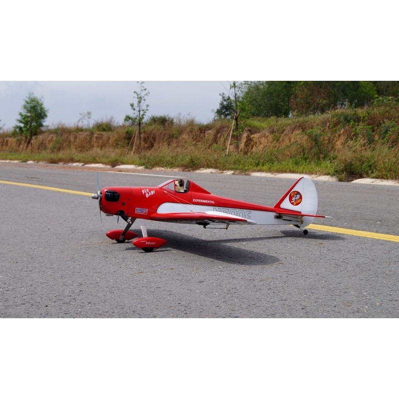 Aeromodello RC - Fly Baby 50 EP / GP ( Rosso ) 1,6 metri di apertura alare - FLASH RC