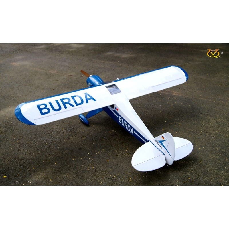 Modelo de avión RC - Super Cub 46 tamaño EP/GP versión Burda - FLASH RC