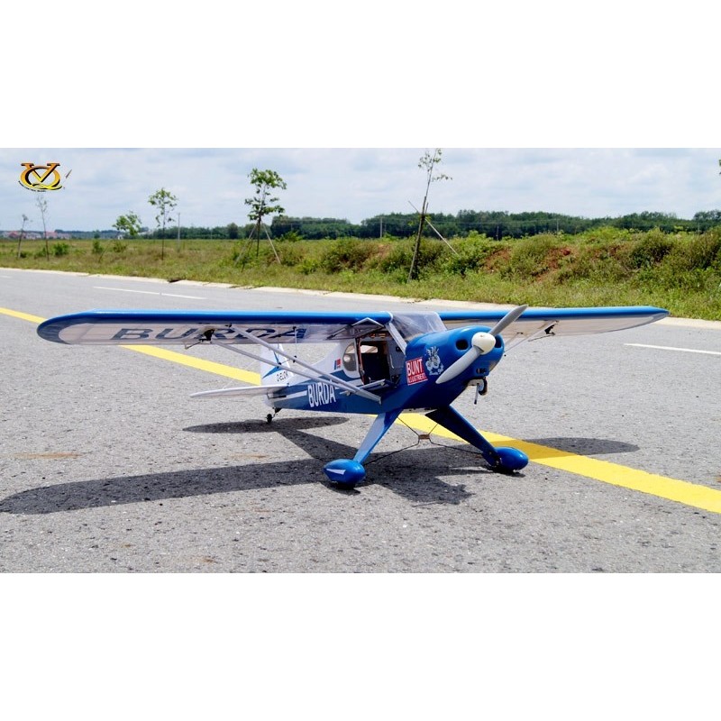 Modelo de avión RC - Super Cub 46 tamaño EP/GP versión Burda - FLASH RC