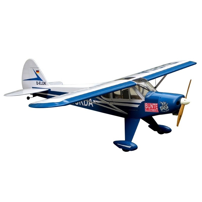 RC Acrobacia Aérea - Super Cub 30cc tamaño ( envergadura 2,75 metros ) versión Burda - FLASH RC