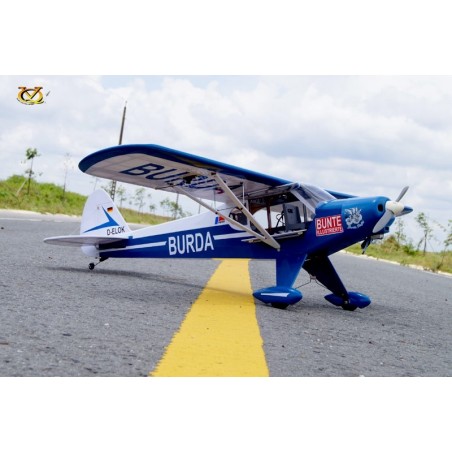 RC Acrobatico - Super Cub 30cc ( apertura alare 2,75 metri ) versione Burda - FLASH RC