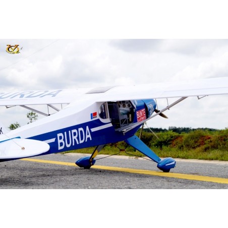 RC Acrobatico - Super Cub 30cc ( apertura alare 2,75 metri ) versione Burda - FLASH RC