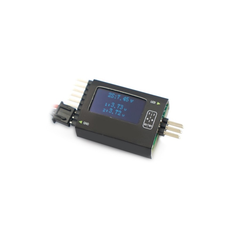 Otros módulos y telemetría - Sensor de tensión Lipo Advance con pantalla (FLVSS ADV) Frsky - FLASH RC