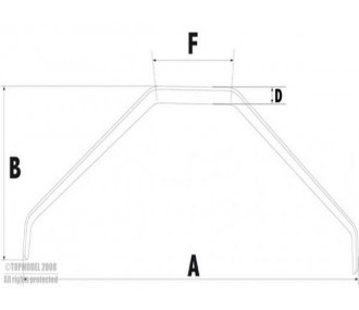 Tren de aterrizaje fijo - Tren de carbono STANDARD 3000 - FLASH RC 2