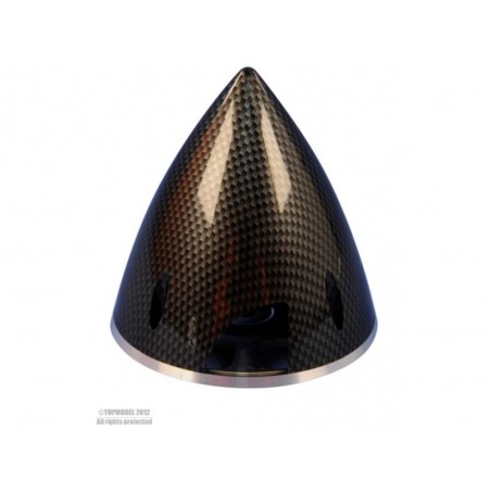 Plastic cones (fixed propellers) - Cone 102mm Carbon Look INOVA - FLASH RC