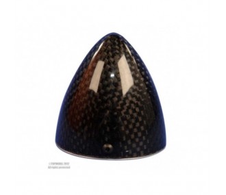 CONE CARBONE Ø60mm AVEC FLASQUE ALU - FLASH RC