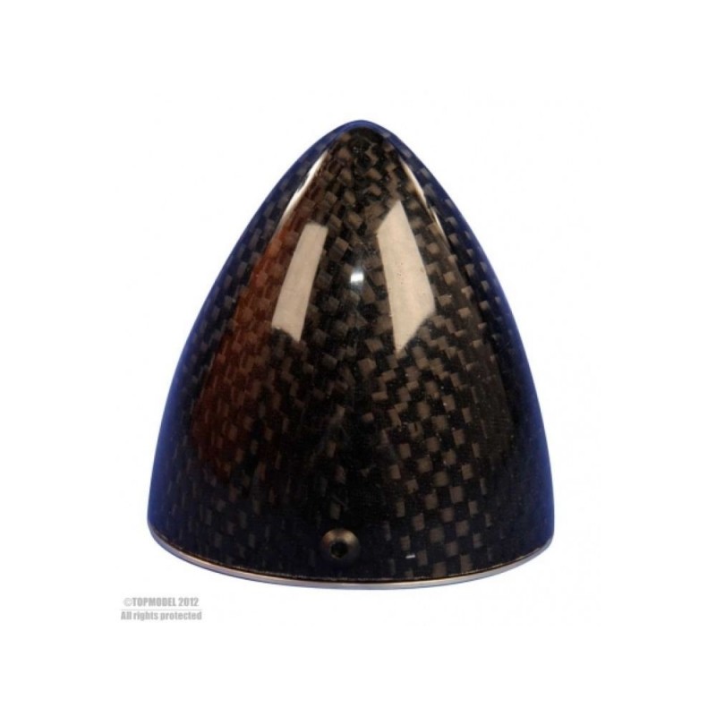 CONE CARBONE Ø60mm AVEC FLASQUE ALU - FLASH RC