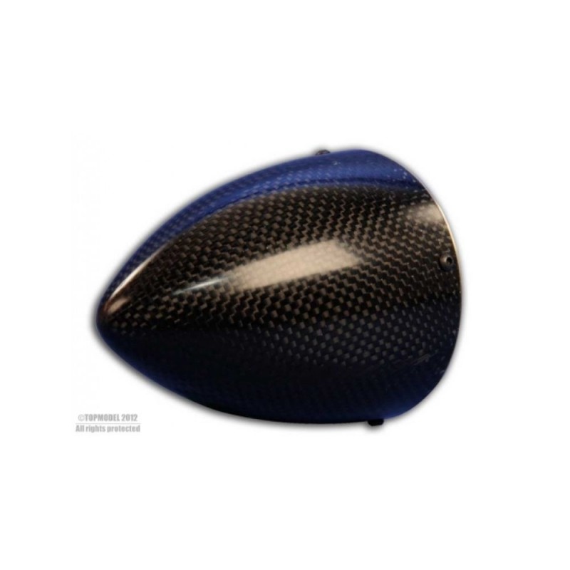 Carbon-Kegel mit Alu-Flansch - CONE CARBONE Ø90mm AVEC FLASQUE ALU - FLASH RC