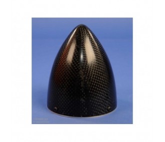 CONE CARBONE Ø90mm AVEC FLASQUE ALU - FLASH RC 2