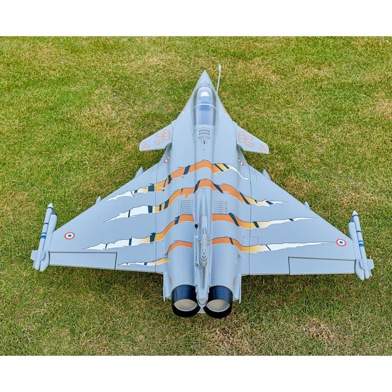 RC Jets - Jet Dassault Rafale 64mm EDF PNP kit (Grey/Tiger) + gyro reflex - FLASH RC