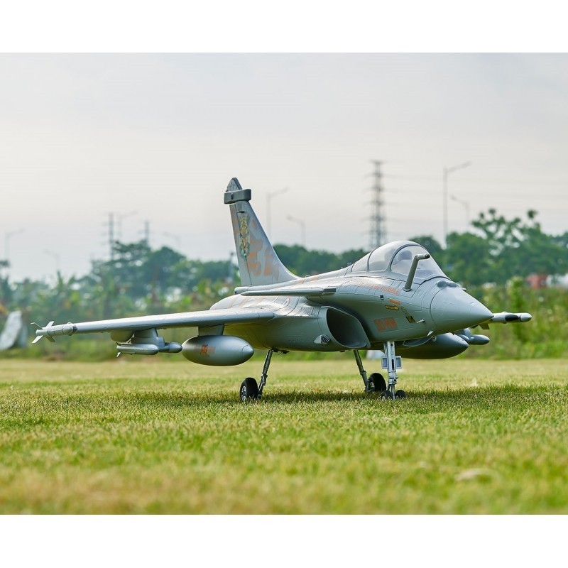 RC-Jets - Jet Dassault Rafale 64mm EDF PNP Kit (Grey/Tiger) + Reflex Gyro - FLASH RC