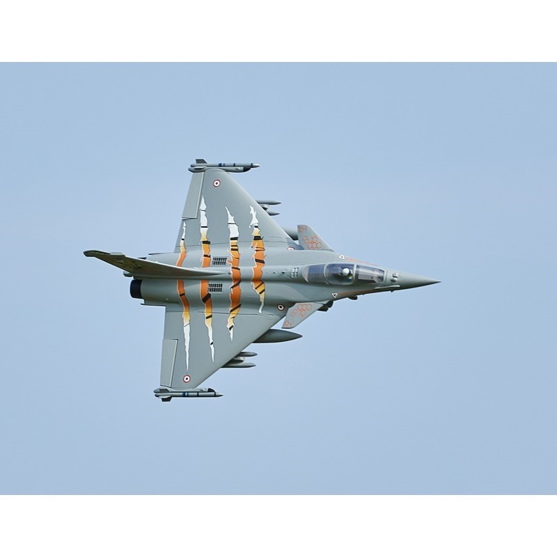 Jet Dassault Rafale 64mm EDF PNP kit (Grey/Tiger) +  reflex gyro - FLASH RC