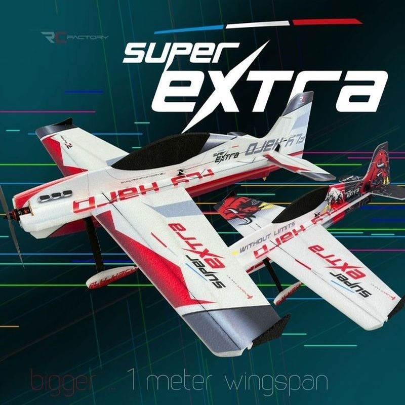 RC Acrobatico - RC Factory EXTRA L Bull circa 1.00m - FLASH RC