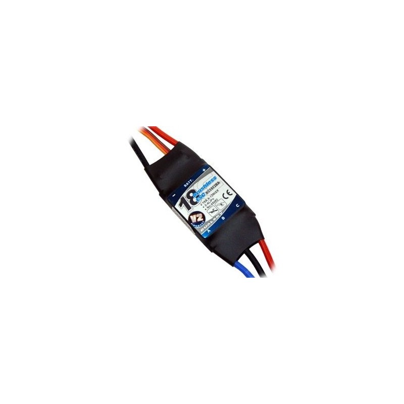 Brushless - Controleur Brushless 18A V2 - XC1812BA Dualsky - FLASH RC