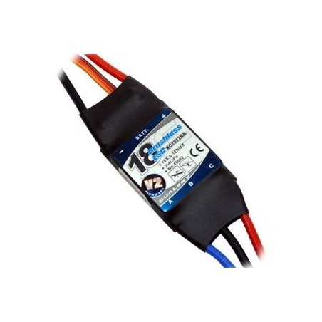 Senza spazzole - Regolatore senza spazzole V2 da 18A - XC1812BA Dualsky - FLASH RC