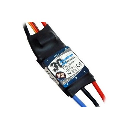 Brushless - Brushless Controller 30A V2 - XC3012BA Dualsky - FLASH RC