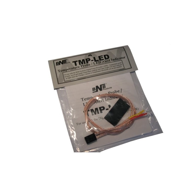 Elektrisches Aufzeichnungsgerät an Bord - TMP-LED Temperatursensor und Spannungswarnung LED - FLASH RC