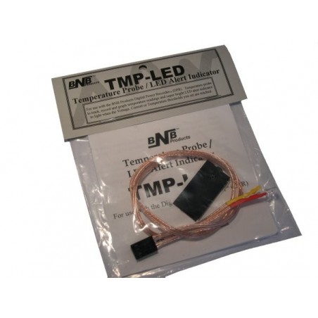 Registrador eléctrico a bordo - Sensor de temperatura TMP-LED y alerta de tensión LED - FLASH RC