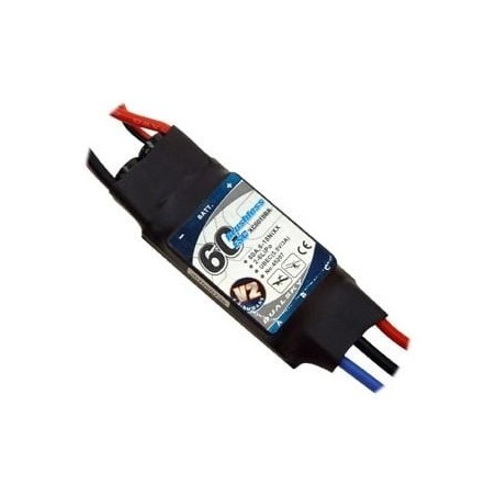 Brushless - Controllore brushless V2 da 60A - XC6018BA Dualsky - FLASH RC
