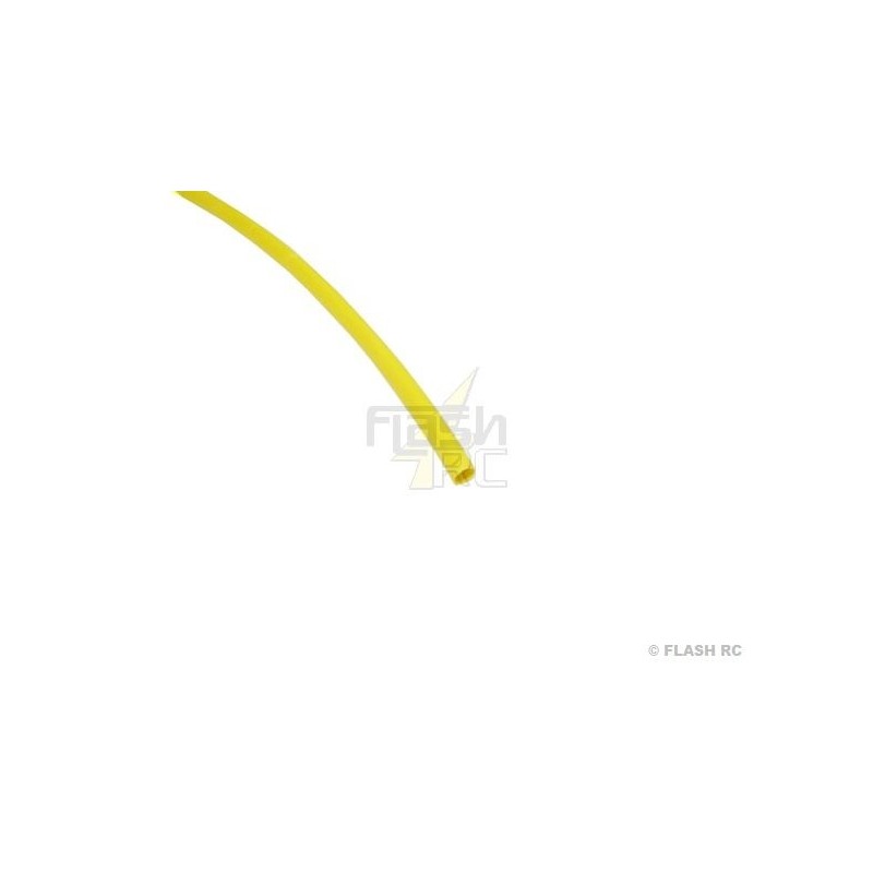 Manicotto termico per cavi elettrici - 50cm Manicotto termico 2:1 giallo 2,4mm - FLASH RC