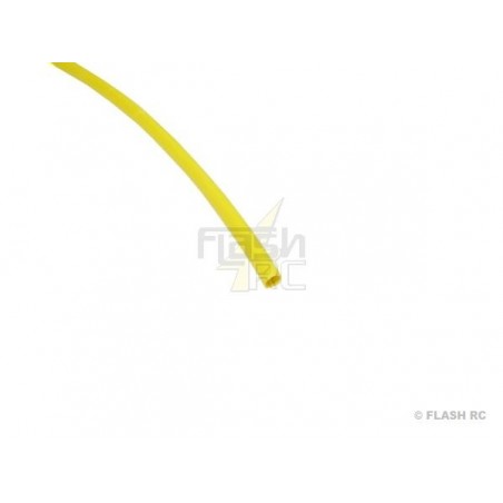 Thermo Sleeve for electrical wires - 50cm Thermo Sleeve 2:1 yellow 2,4mm - FLASH RC