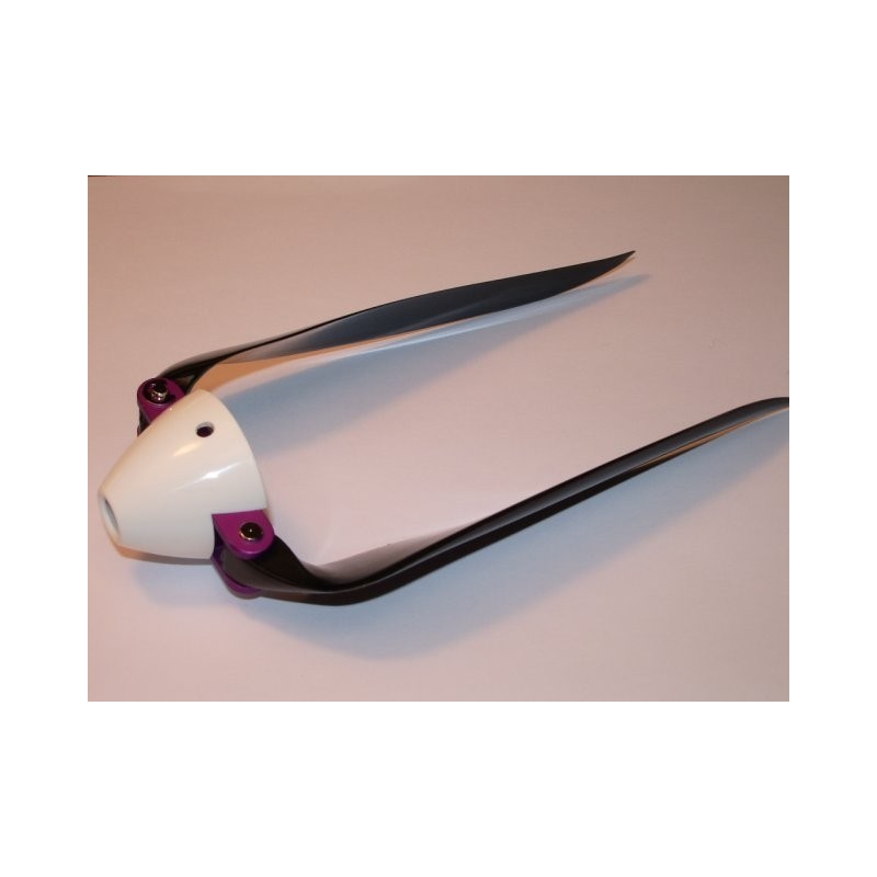 Cone - folding propeller - Folding propeller 12x8 with Ø30 CONE for Ø4,0 AXIS - FLASH RC