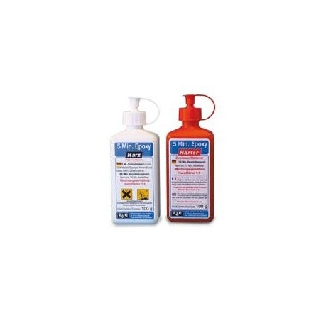 Colle Epoxy - Colle Epoxy 5min 2X50g R&G - FLASH RC