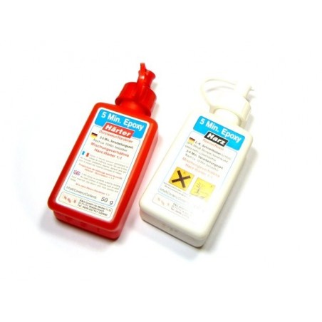 Epoxy Glue - Epoxy Glue 5min 2X100g R&G - FLASH RC