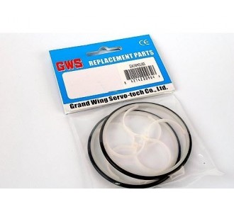 Paire de roues Ultra light GWS Ø76mm - FLASH RC