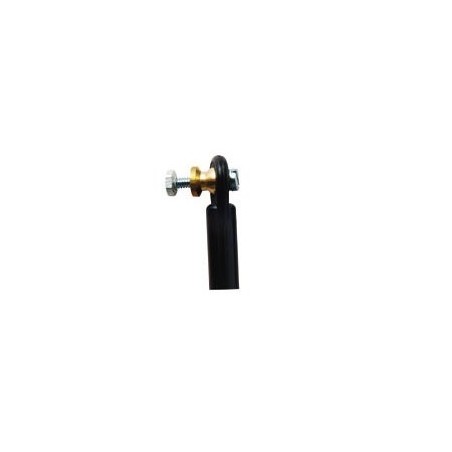 2403 - Chape M2 rotule à embase courte percée 1.6mm + boulons (6pcs) - Mp Jet - FLASH RC