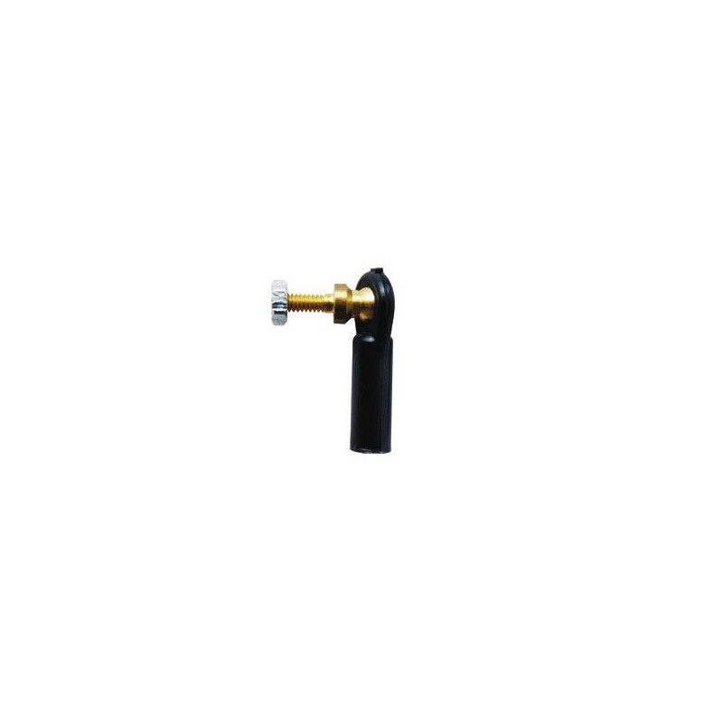 Ball joint with threaded base - 2407 - Clevis M2 ball joint with short threaded base M2 + nuts (6pcs) - Mp Jet - FLASH RC