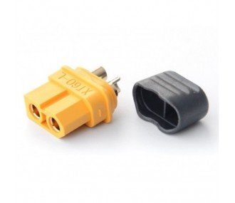 XT30/XT60/XT90-Stecker - XT60-Stecker weiblich mit Kappe (10 Stck.) - FLASH RC