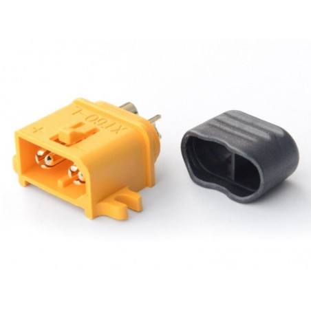 Presa XT30/XT60/XT90 - Presa XT60 maschio con cappuccio (10 pezzi) - FLASH RC