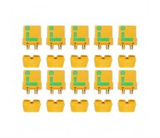 XT30/XT60/XT90 socket - XT90-S female anti-spark socket (10 pcs) - FLASH RC