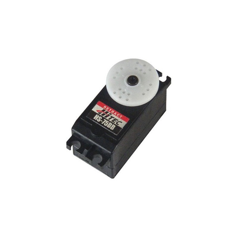 Servos - Hitec HS-75BB (35g, 8.2kg.cm, 0.34s/60°) Servo retráctil de perfil plano (180°) - FLASH RC