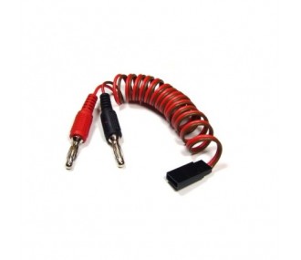Pour batteries de  réception - Cordon charge Rx - JR/Graupner - FLASH RC