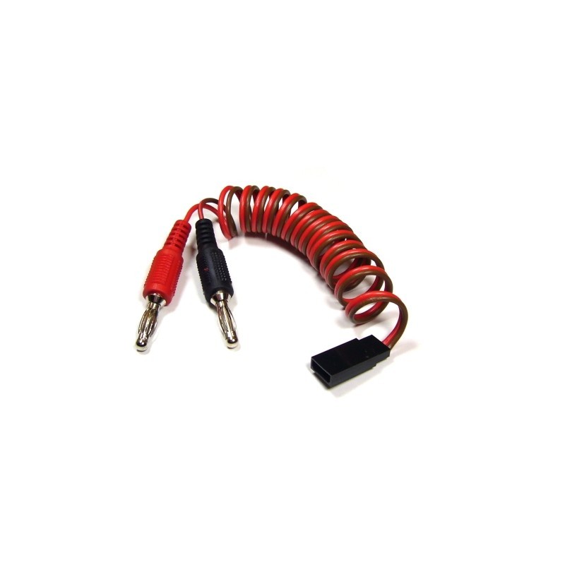 Pour batteries de  réception - Cordon charge Rx - JR/Graupner - FLASH RC