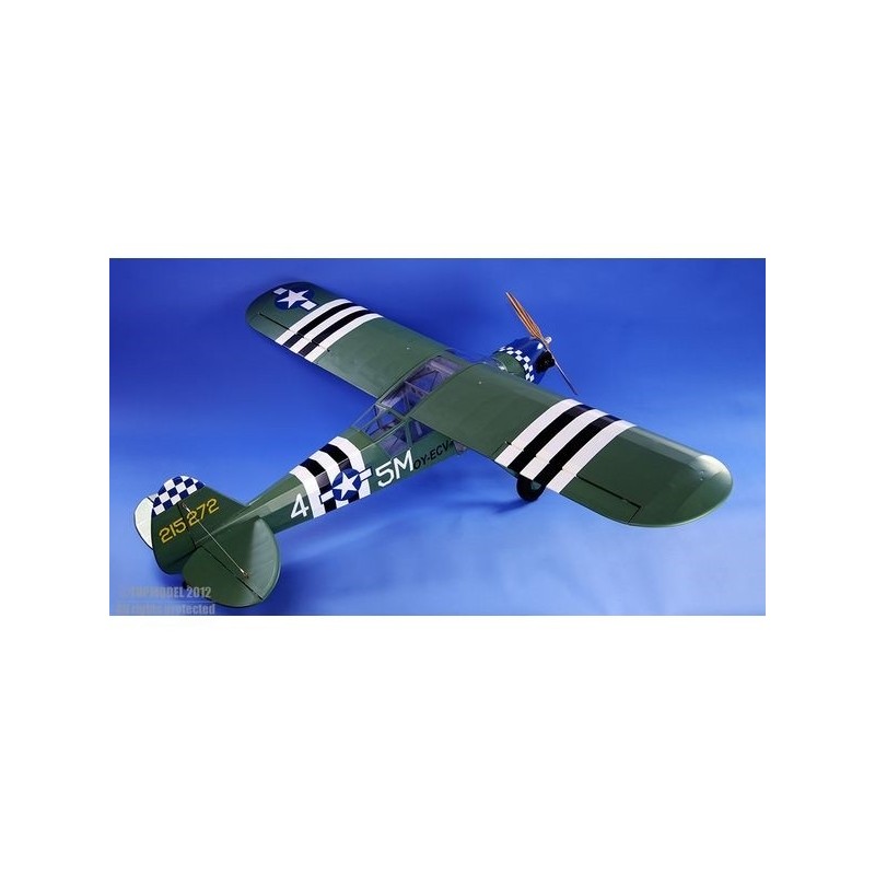 RC Model Aircraft - VQ model Piper L-4 Grasshopper ARF approx.1.62m - FLASH RC