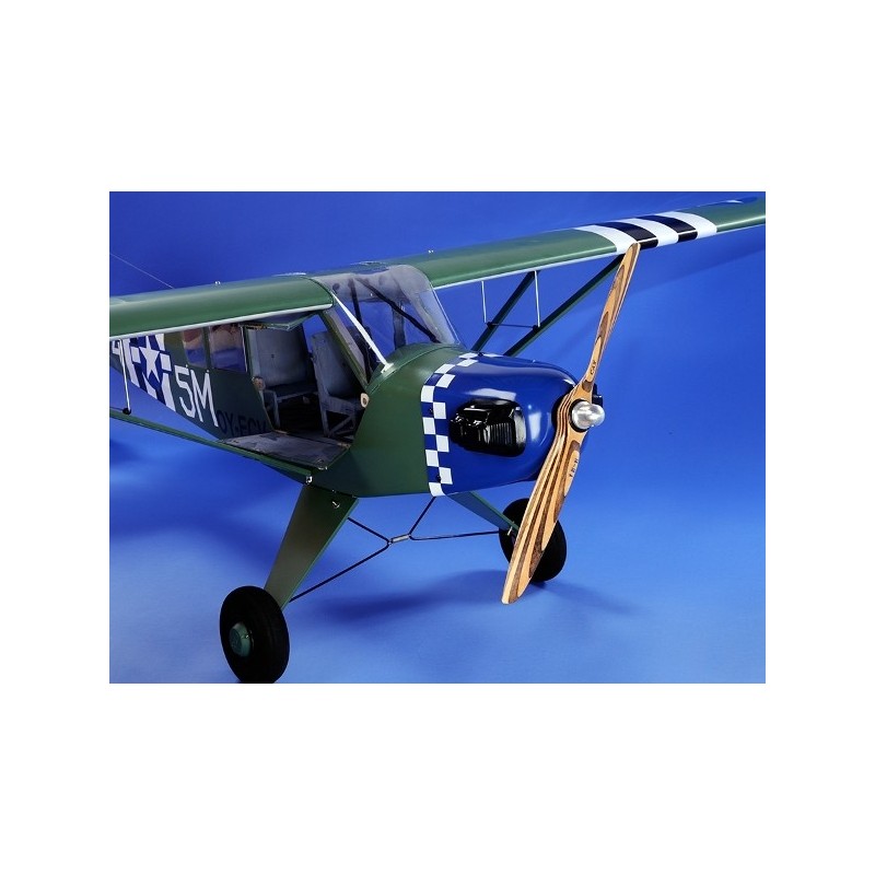 Modelo de Avión RC - VQ model Piper L-4 Grasshopper ARF approx.1.62m - FLASH RC
