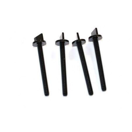 Nylon screws - Nylon wing screws UNC 1/4'x60 (4 pcs) - FLASH RC