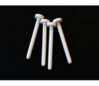 Tornillos de nylon - Tornillo de nylon M5x50mm MP JET (4 uds) - FLASH RC