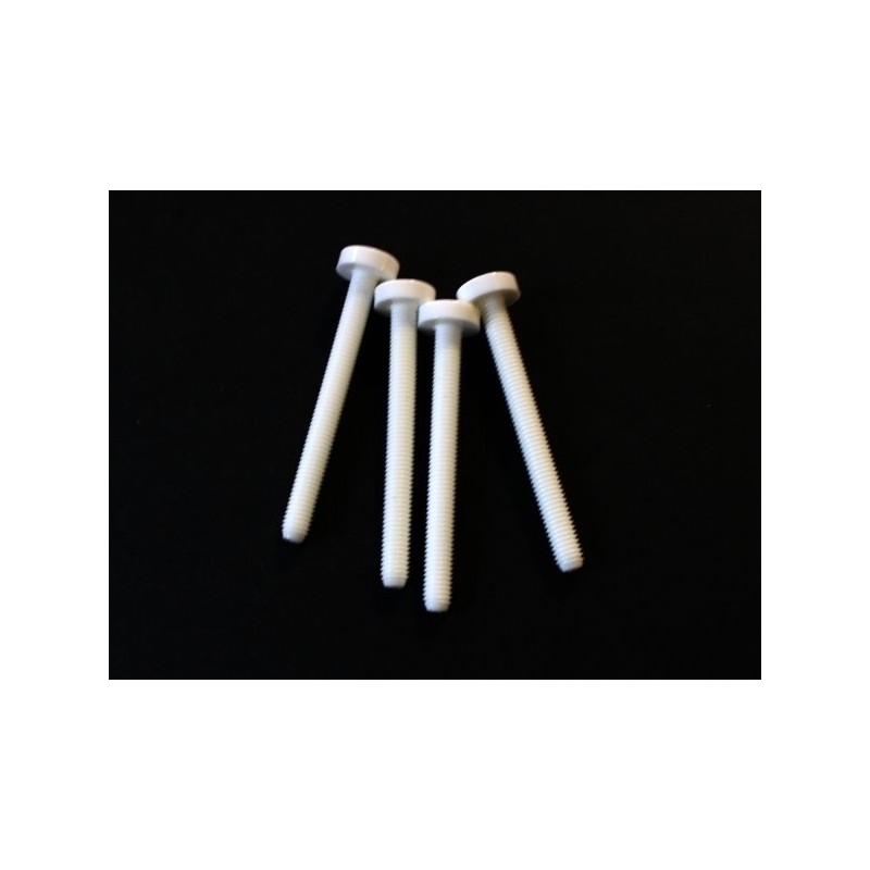 Nylon screw - Nylon screw M5x50mm MP JET (4 pcs) - FLASH RC