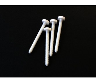 Viti in nylon - Vite in nylon M4x40mm MP JET (4 pz) - FLASH RC