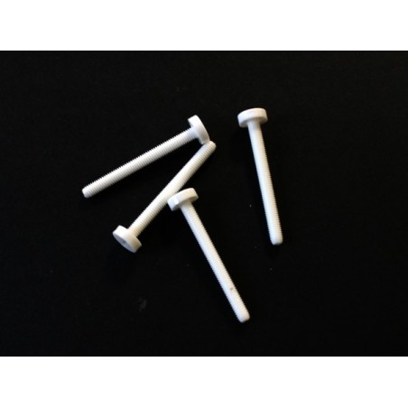 Nylonschraube - Nylonschraube integrierter Schlitz M3x30mm MP JET (4 Stck.) - FLASH RC