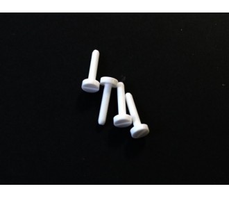 Vis nylon fente intégrée M3x15mm MP JET (4 pcs) - FLASH RC