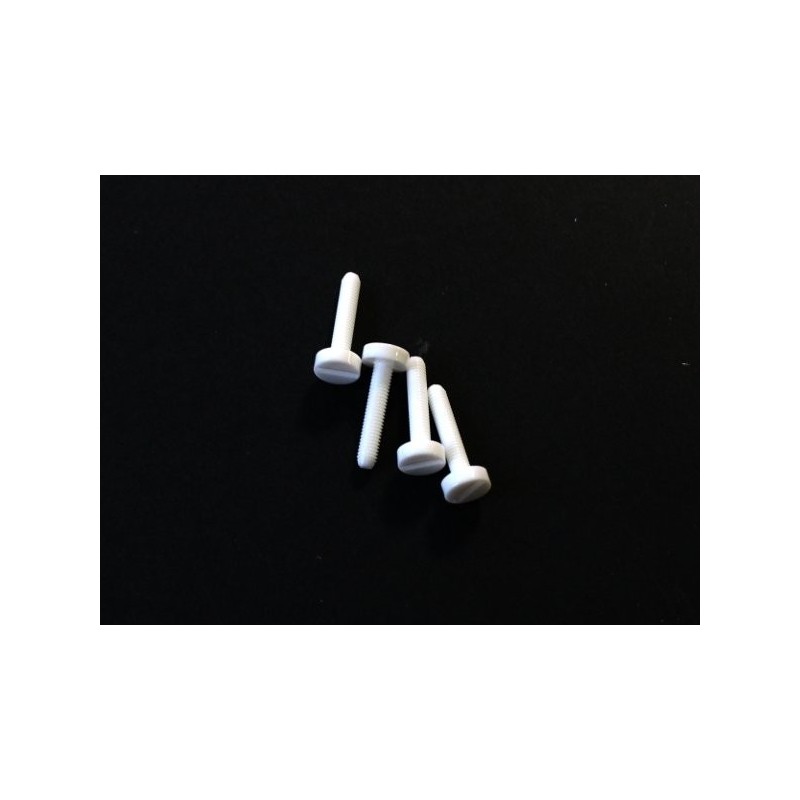 Tornillos de nylon - Tornillo de nylon M3x15mm MP JET (4 uds) - FLASH RC