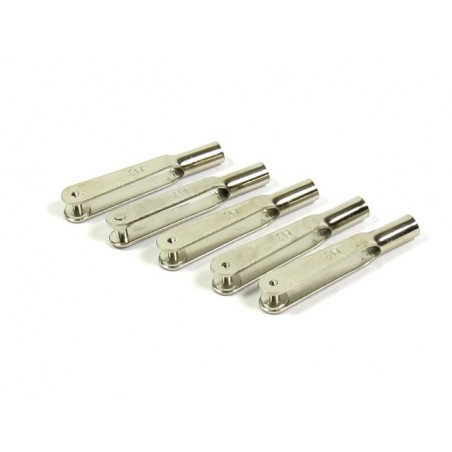 Chapes métal M3 (10 pcs) - Multiplex - FLASH RC