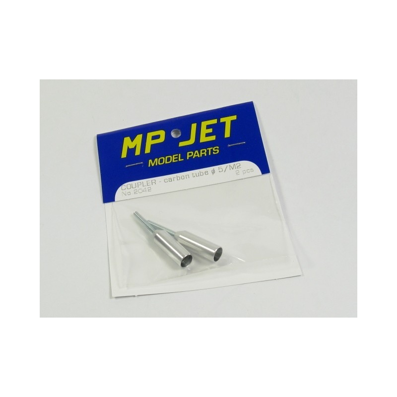 Pasadores de horquilla - Pasador de horquilla para tubo de carbono Ø5mm/M2 2pcs Mp Jet - FLASH RC