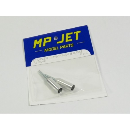 Clevis tips - Clevis tip for carbon tube Ø5mm/M2 2pcs Mp Jet - FLASH RC
